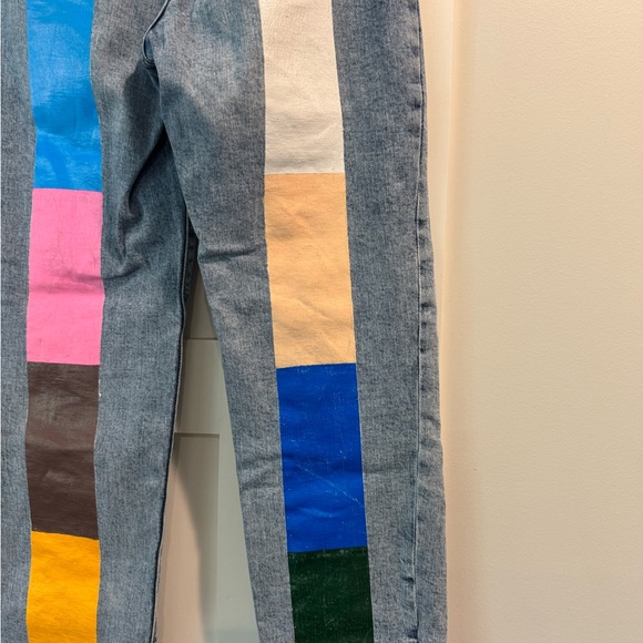 Custom Painted Jeans - Picture 3 of 12